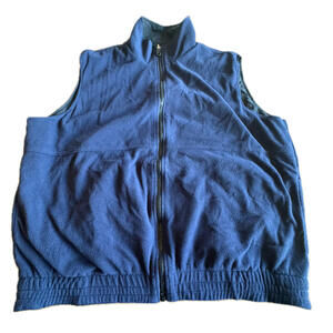 Pebble Beach Blue Reversible Outerwear Vest Mens L